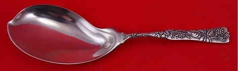 Ice Cream Server w/ raspberry motif   9 1/2